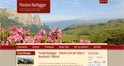 Desktop Screenshot of pension-karlegger.com